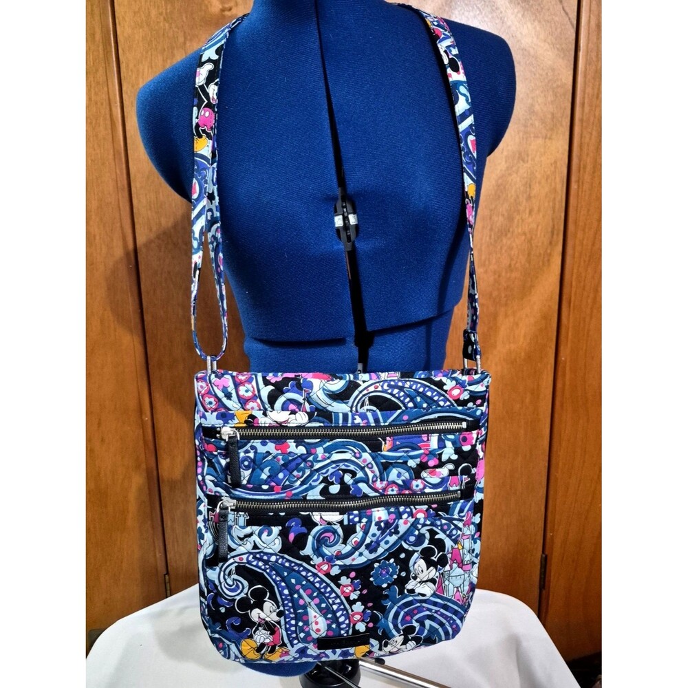 Vera Bradley Triple Zip Hipster in Mickey's Paisley Celebration